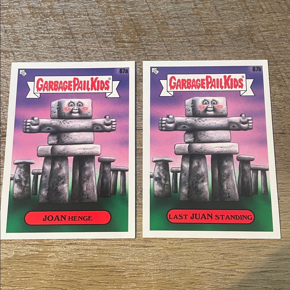 ✨10/$10 GPK SALE✨ Garbage Pail Kids GPK Go on Vacation Base 87a and 87b